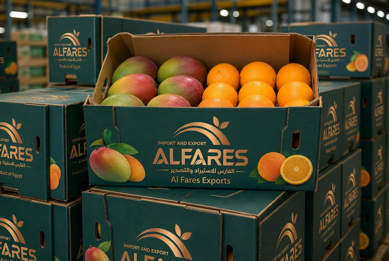 Al Fares branded export cartons